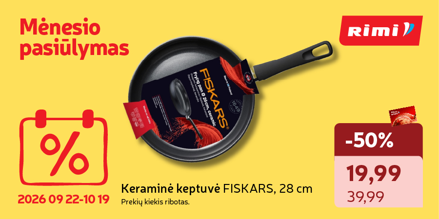 RIMI mėnesio pasiūlymas